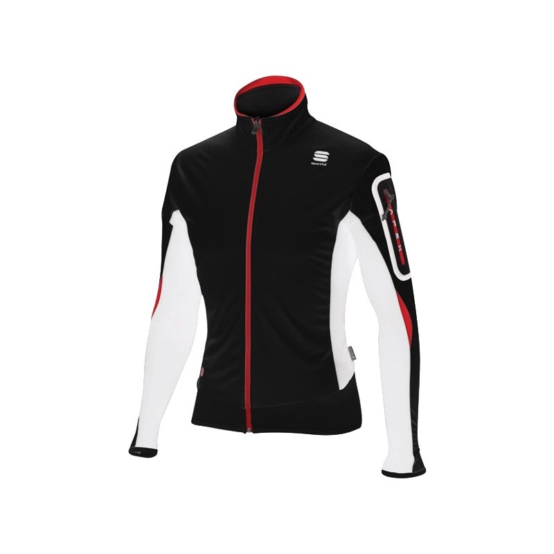 Warm-up Jacke Sportful APEX Flow WS Top schwarz Warm-up Jacke Sportful APEX Flow WS Top schwarz